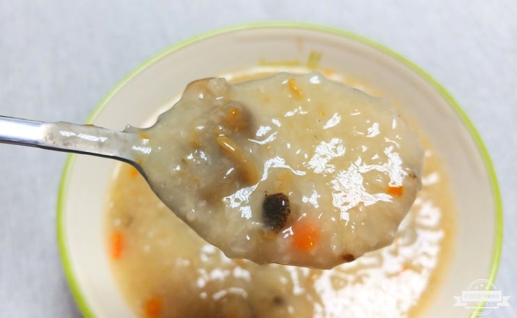  유동 골뱅이 야채죽! 간단한 한끼 식사~