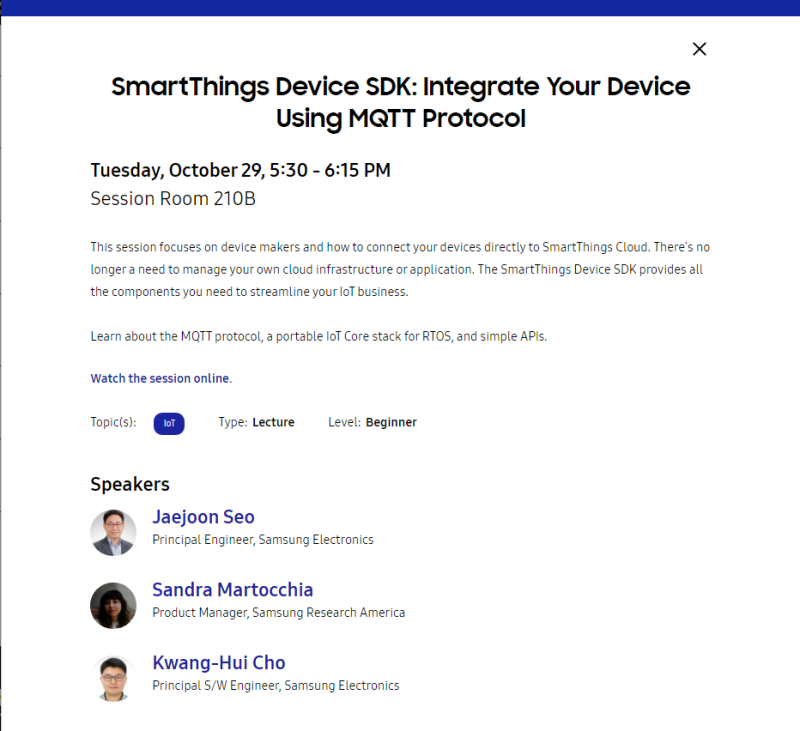 SDC19에서 소개된 SmartThings Device SDK : 네이버 블로그