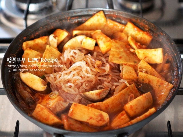곤약 떡볶이 만들기 다이어트 레시피 곤약요리 2