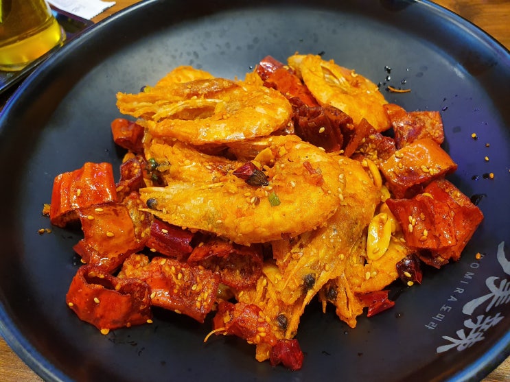  부천역 마라탕 도미라 샹라새우와 물만두