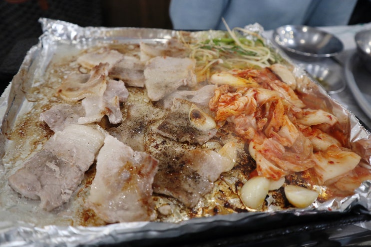  [삼겹쟁반집]인천연수동맛집/연수동냉동삽겹살 맛집/된장술밥/볶음밥