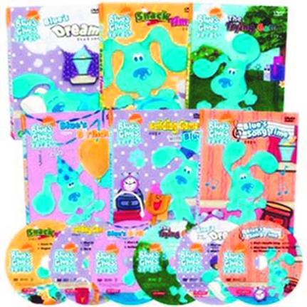  [DVD] Blue's Clues (블루스 클루스) 2집 - 6종세트 : 총 12개 에피소드 수록 (59,400원)