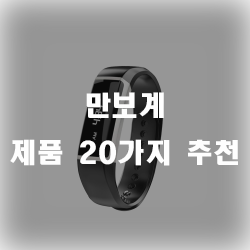  가성비 좋은 만보계추천리스트