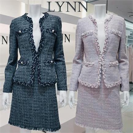  LYNN HY 럭셔리 트위드 세미정장 치마 세트 LWJKIJ0600 LWSKIJ0600 (550,960원)