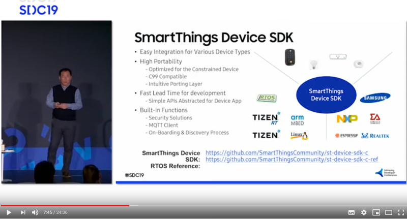SDC19에서 소개된 SmartThings Device SDK : 네이버 블로그