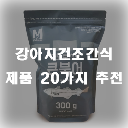 영양만점 강아지건조간식 제품들 추천!!