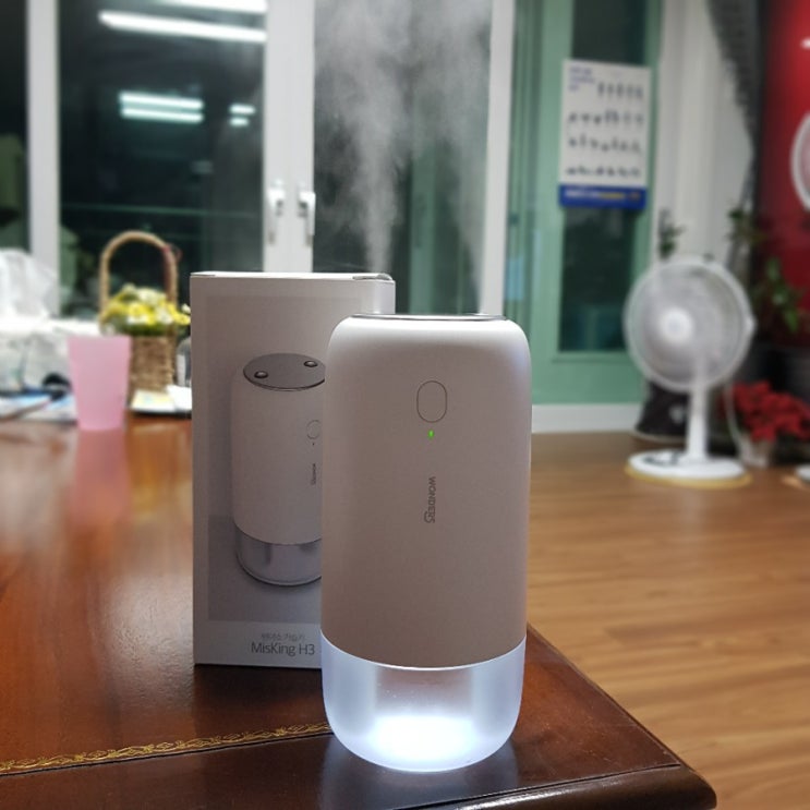  내돈내산 사무실가습기 || 500ml 미니 원더스 가습기 Misking H3 추천 ️