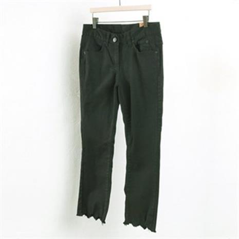  [알파룩] 2391L806 컷팅 블랙 면 팬츠 RIN (45,900원)