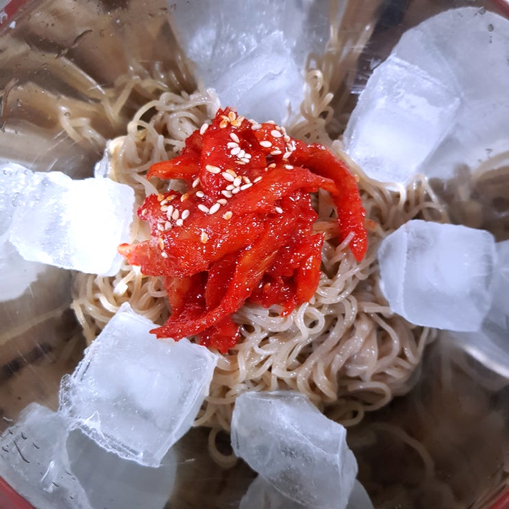  간편하게 명태회냉면 만들어 먹기