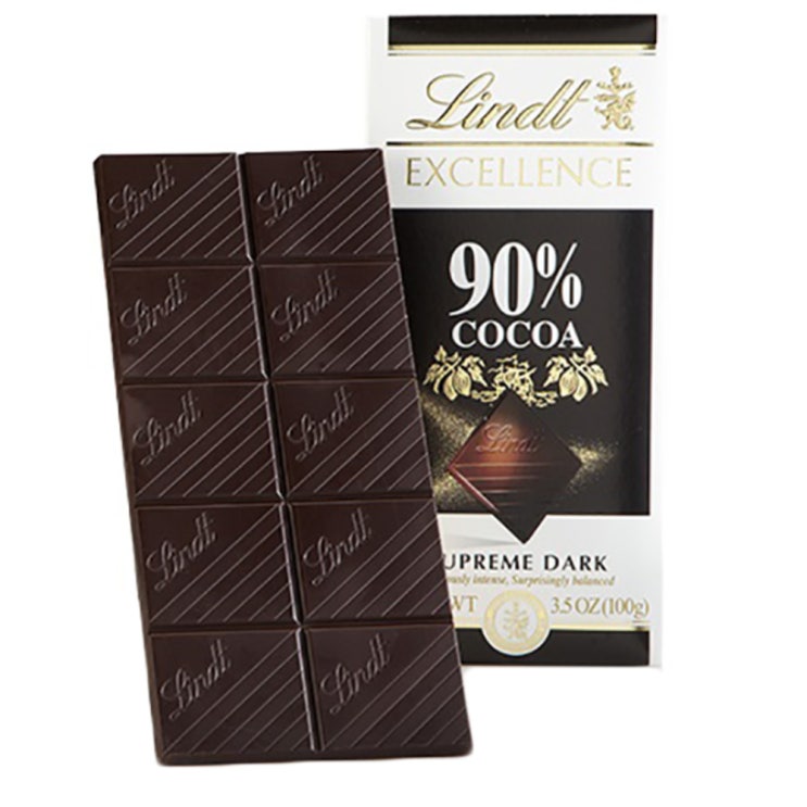 [화이트데이 초콜릿 추천]  린트 엑설런스 다크 90 초콜릿 100g 1개 , 특가할인 4,900원
