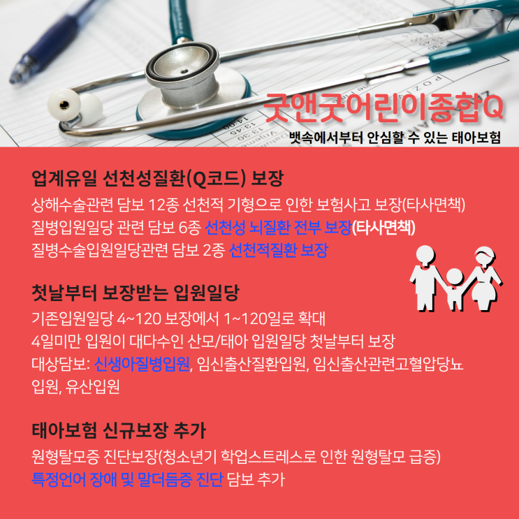 가입한 태아보험 선천성질환 보장되는지 확인해보세요