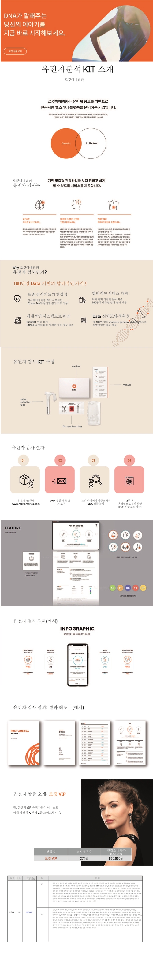  로킷 아메리카 유저잔자검사키트
