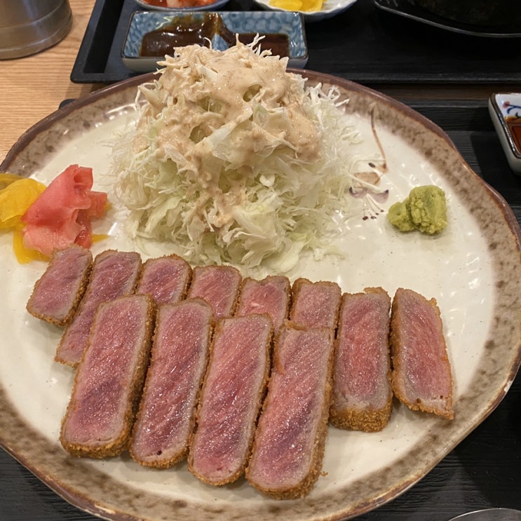  해운대 장산 백식당 : 장산맛집, 이집 규카츠 참 잘해~