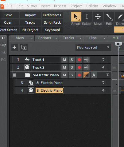  [Cakewalk Sonar] 컴 키보드로 드럼키트 연주하기