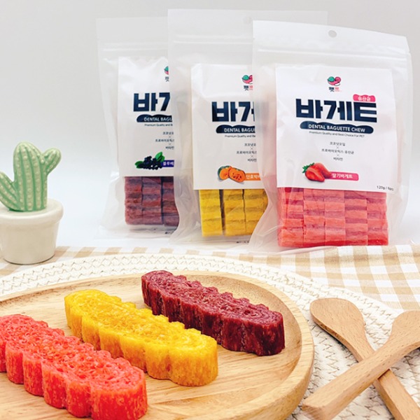  치서콴리 강아지간식 바게트츄