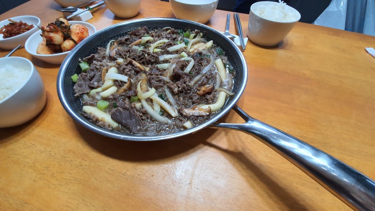  쿡셀 프라이팬, 스테인레스 코팅팬으로 불고기 요리해봤어요!