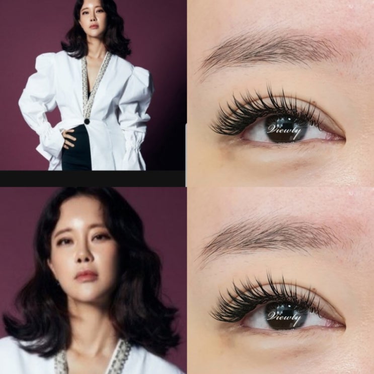  백지영 눈매만들기