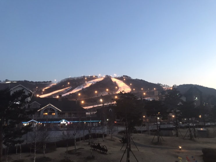 일상의 힐링_새해 시작을 흰눈과 함께@평창 알펜시아 리조트