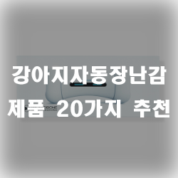 강아지들의 호기심을 자극하는 강아지자동장난감 추천제품!