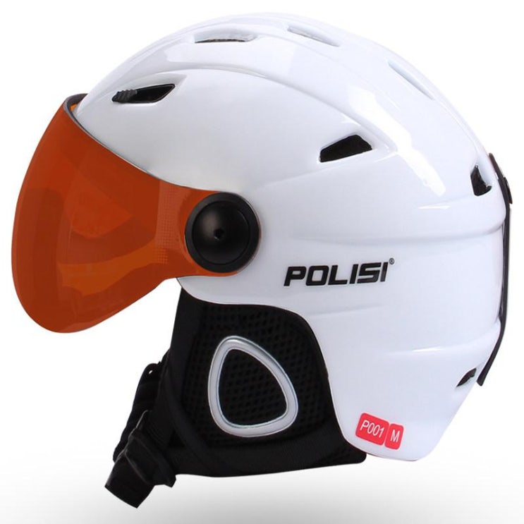 [추천제품] POLISI 헬멧 고글 일체형 풀 페이스 헬멧 스키 보드 용품 BLACK  129,500원