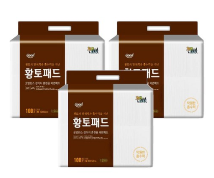 2020년 최저가추천 굿밸런스 강아지 황토 배변패드 19.6g 100매 리뷰   [15,900원]