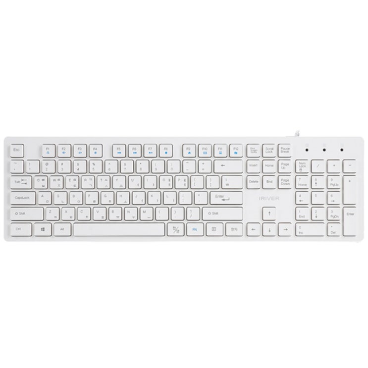  [추천제품] 아이리버 USB 유선 아이솔레이션 키보드 IRK2000W 화이트  14,140원