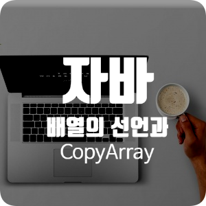  [자바] 배열의 선언과, Array Copy 예제