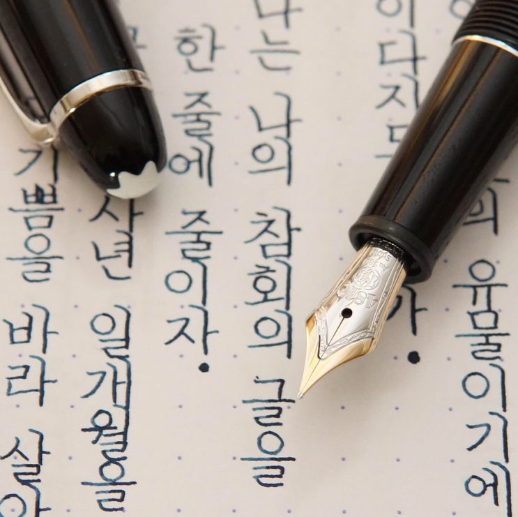  발바닥으로 닦아보자 (몽블랑 마이스터스튁 145 ef닙)