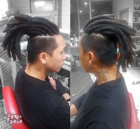  레게머리 드레드 드레드락 드레드머리 드레드헤어 블레이즈 콘로우 블레이브 투블럭드레드 