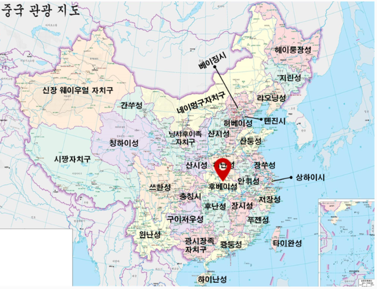  중국 > 남중 > 후베이 성 (Hubei)