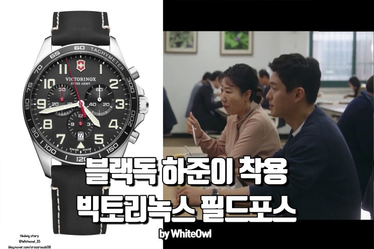  빅토라녹스 필드포스 블랙독 하준 착용 시계 알아보기