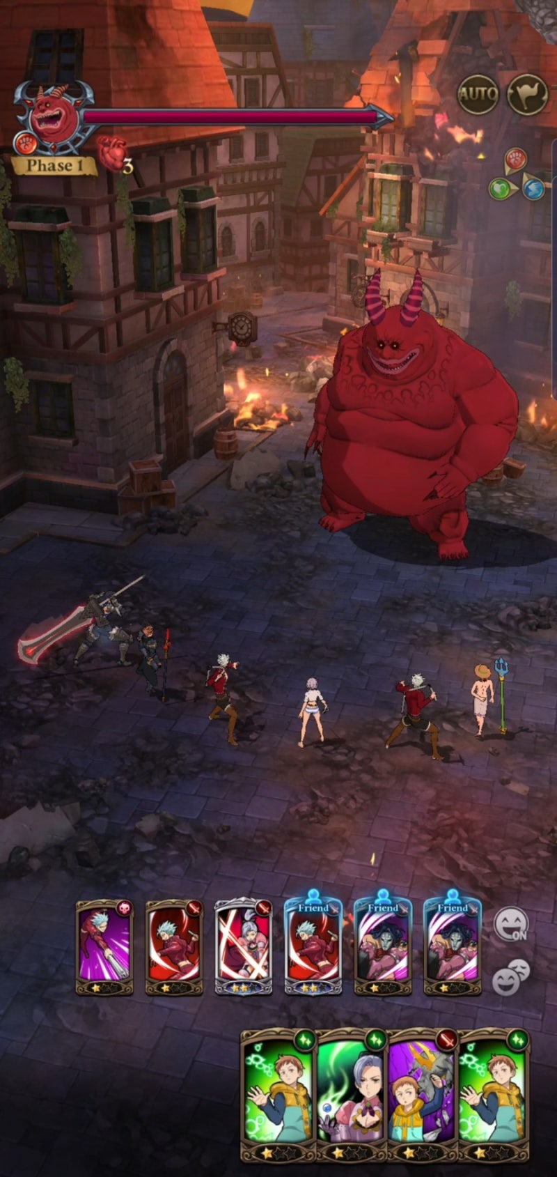 일곱개의 대죄] #8 칠린이 초보자 공략! 붉은마신 섬멸전을 공략하자(Feat.이모티콘 활용법) : 네이버 블로그