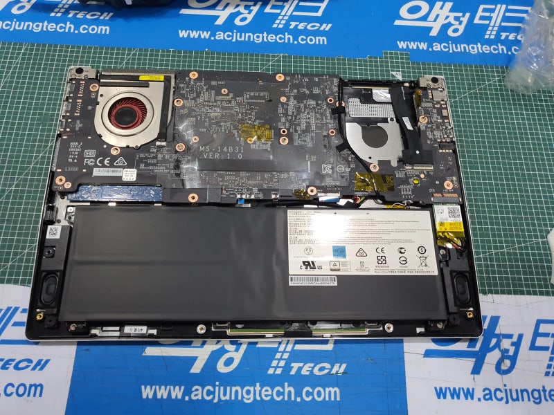 Msi Modern 14 A10m Ms 14b1 액정 수리 분해 리뷰 네이버 블로그
