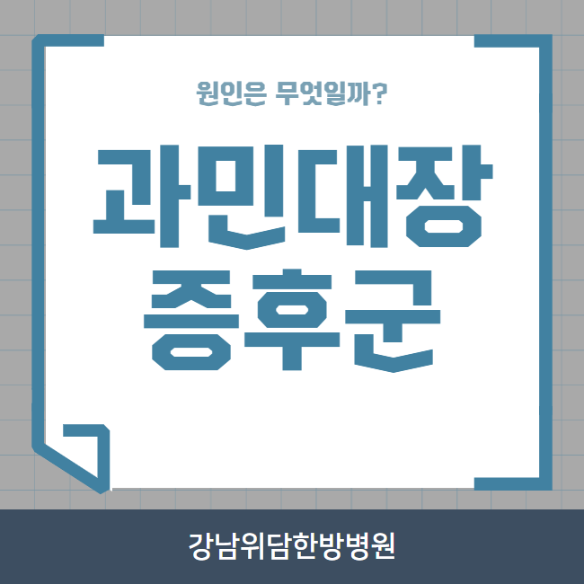 강남과민성대장증후군/한방치료/한약치료/증상과 원인은 무엇일까? 2