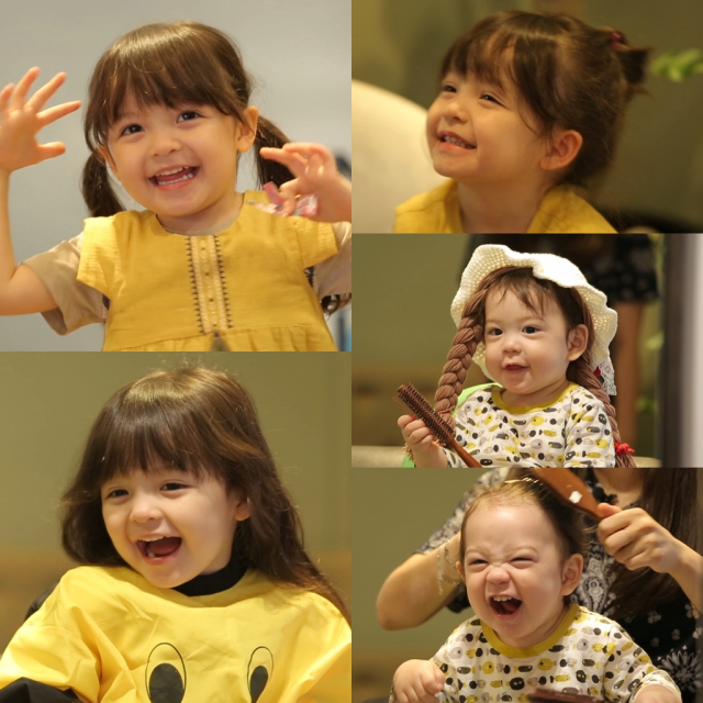  슈퍼맨이돌아왔다 슈돌 건나파블리 나은이 건후 머리스타일 변천사