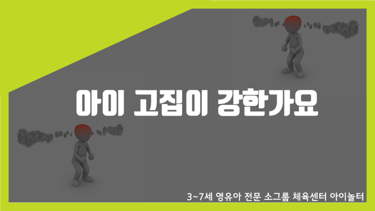  [아이놀터] 아이 고집이 강한가요