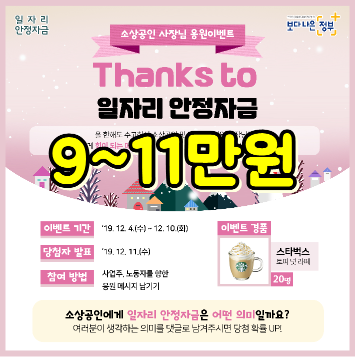  2020년 일자리안정자금 신청 기준