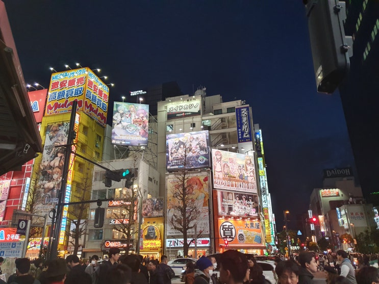 [신년의 일본 #8] 야간의 아키하바라