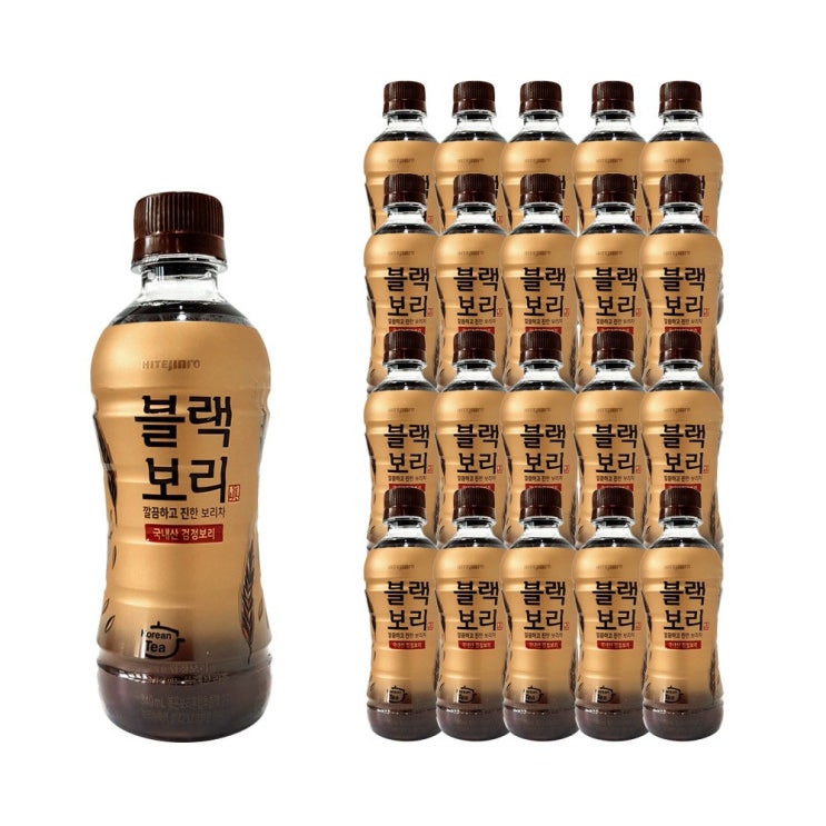 최저가확인  하이트진로 블랙보리 340ml 20개 겉늘흑블랙하늘쌀 