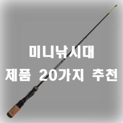  언제 어디서나 편하고 간편하게 낚시를 즐기는 미니낚시대 추천!