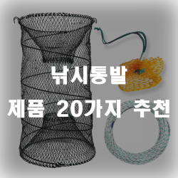  낚시통발을 이용해서 다양한 물고기를 잡아보세요