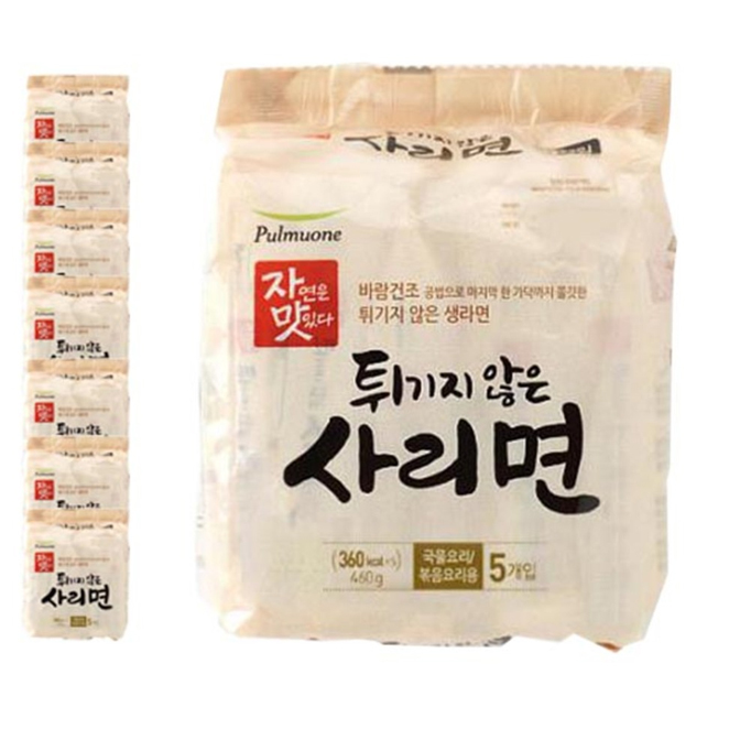 [추천제품] 풀무원 튀기지않은 사리면 5p x 8개입 40개입