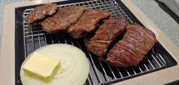  향남2지구 소고기맛집 우산식당 안심스테이크 입안에서 촤르륵 녹아요!