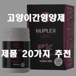  고양이간영양제 추천 제품!!