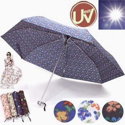 UV91%_자외선차단 3단접이식플라워양우산(8SH161) (17,900원)