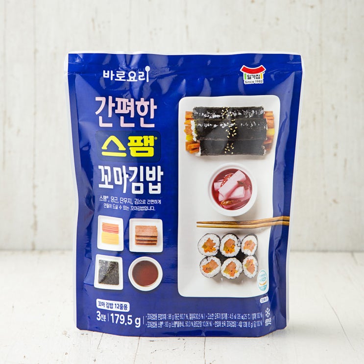  [추천제품] 일가집 바로요리 스팸꼬마김밥 세트 1795g 1개