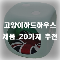  고양이의 특성을 이용한 고양이하드하우스 추천