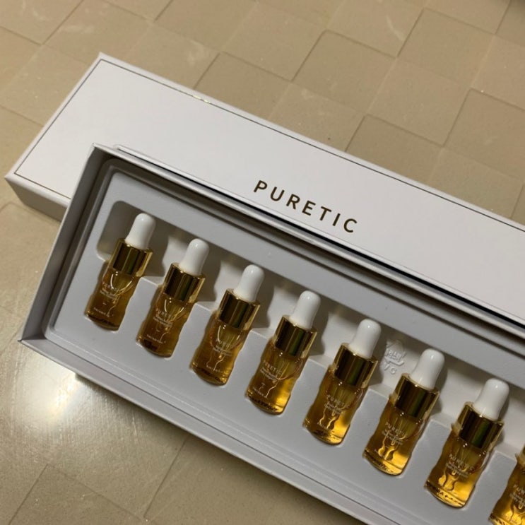 퓨어틱앰플 자연의 원료만을 이용한 물광앰플 사용 후기