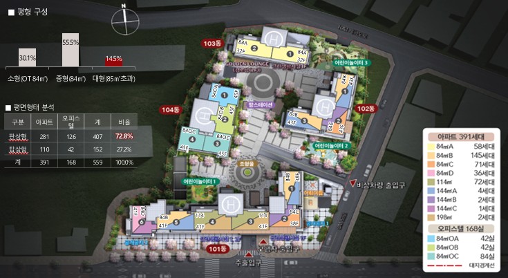  미세먼지 마스크도 필요없는 힐스테이트 감삼 죽전역 프리미엄 주거타운의 완성!