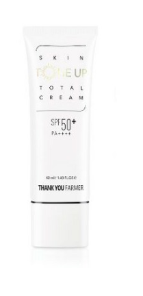  땡큐파머 스킨 톤 업 토탈 크림 SPF50+ PA++++ 40ml